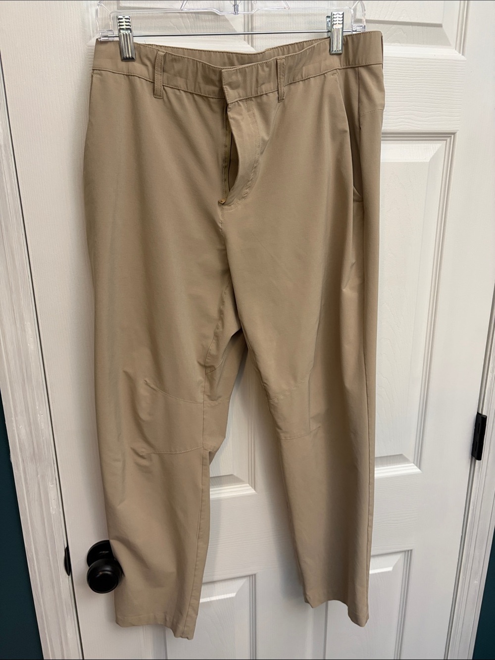 Fabletics Men's Khaki Stretch Chinos - Light Tan